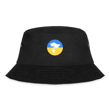 peace for ukraine - origami - Bucket Hat - black - Front - Lela (165cm)