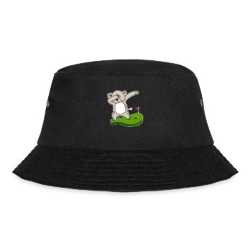 dab dabbing koala golf cute gift baby animal - Bucket Hat - black - Front - Lela (165cm)