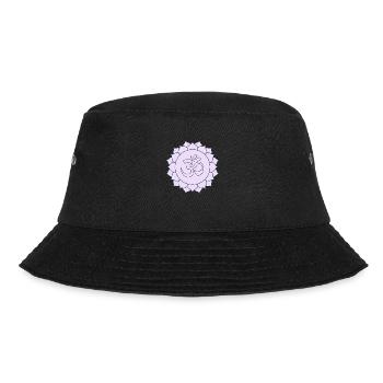 ohm sign lilac purple light - Bucket Hat - black - Front - Lela (165cm)