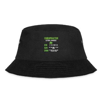 Chiropraktiker Chiropraktik Bester Chiropraktiker - Bucket Hat - Schwarz - Vorne - Lela (165cm)