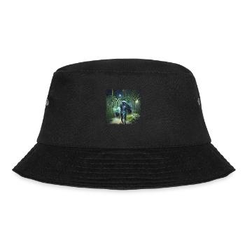 The Forest Spirit Becomes The Nightwalker - Bucket Hat - black - Front - Lela (165cm)