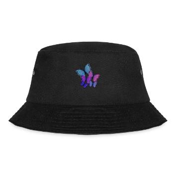 Schmetterlinge - Bucket Hat - Schwarz - Vorne - Lela (165cm)