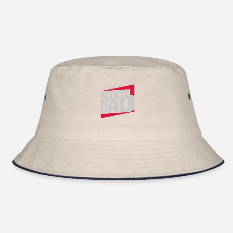 Cool Soccer Dad Logo Bucket Hat