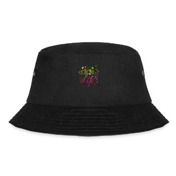 Think outside the box positive thoughts happy - Bucket Hat - black - Front - Lela (165cm)