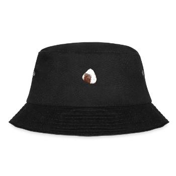 Onigiri Reis Design - Bucket Hat - Schwarz - Vorne - Lela (165cm)