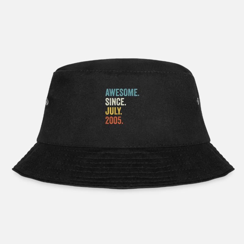 Awesome Since July 2005 17. Geburtstag - Bucket Hat - Schwarz