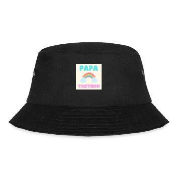 papatastic - Rainbow (Rainbow) Version - Bucket Hat - black - Front - Lela (165cm)