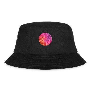 Tie Dye Floral Pattern - Bucket Hat - Schwarz - Vorne - Lela (165cm)