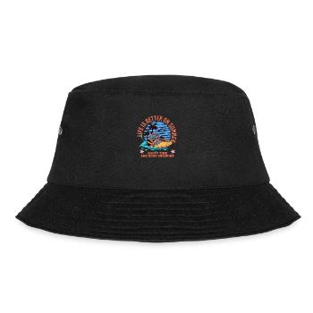 LIFE IS BETTER ON SUMMER - Bucket Hat - black - Front - Lela (165cm)