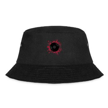 Blood Drops Record Splashes of Color - Bucket Hat - black - Front - Lela (165cm)