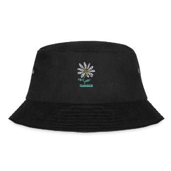 Life Is Good The Art Of Optimism Teacher - Bucket Hat - black - Front - Lela (165cm)