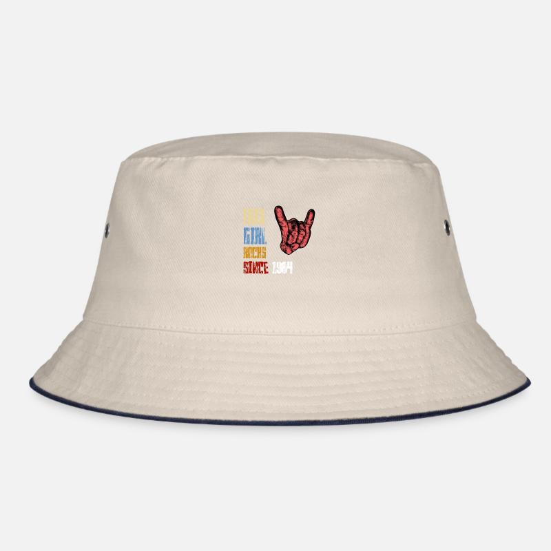 Rock since 1984 Rock'n'Roll Bucket Hat