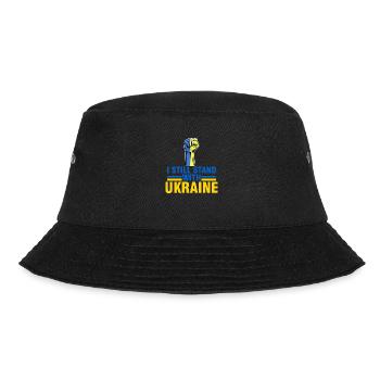je suis encore soutiens Ukraine - support Ukraine - Bob - noir - Devant - Lela (165cm)