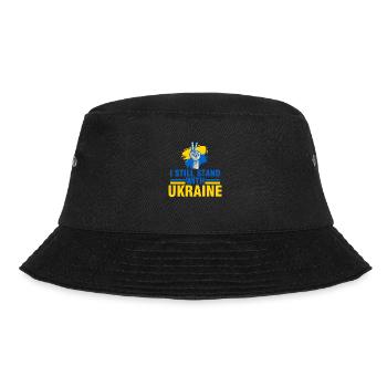 i still stand with ukraine - Bucket Hat - black - Front - Lela (165cm)