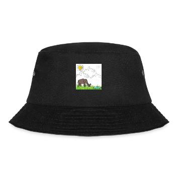 Elephant - Bucket Hat - Schwarz - Vorne - Lela (165cm)