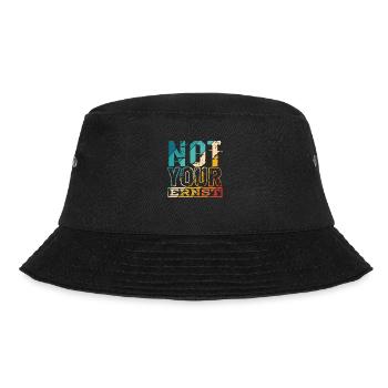 Not Your Ernst Nicht dein Ernst Denglisch als Gesc - Bucket Hat - Schwarz - Vorne - Lela (165cm)