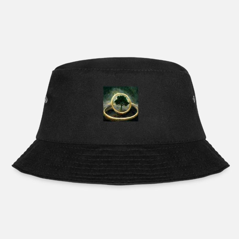 Weltenbaum - Bucket Hat - Schwarz