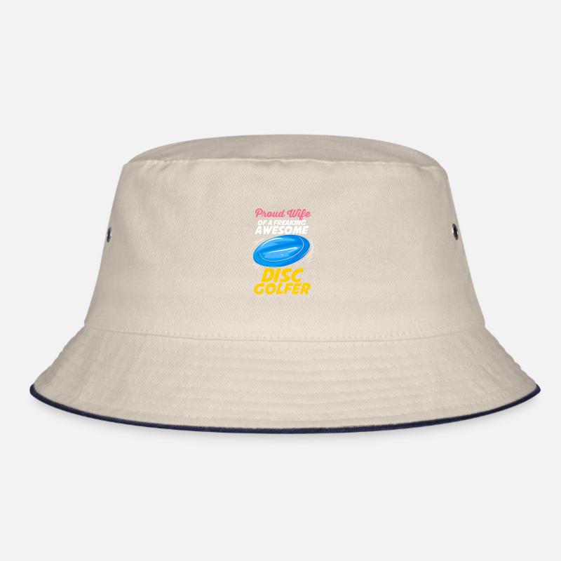 Ehefrau eines Discgolfers Disc Golf Bucket Hat