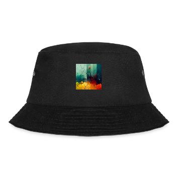 Saisonal degradierter Wald - Bucket Hat - Schwarz - Vorne - Lela (165cm)
