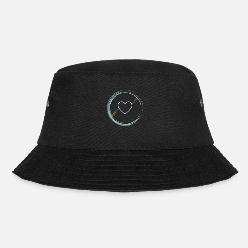 Rhythmus des Herzens - Bucket Hat - Schwarz