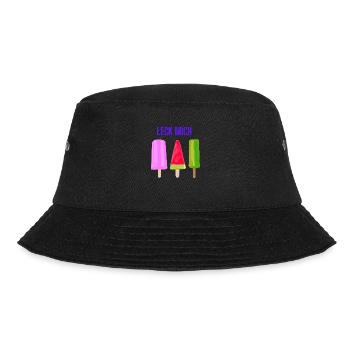 LECK mich ! Das Eis für den Sommer - Bucket Hat - Schwarz - Vorne - Lela (165cm)