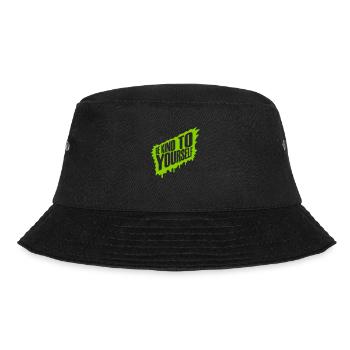 be kind to yourself - Bucket Hat - black - Front - Lela (165cm)
