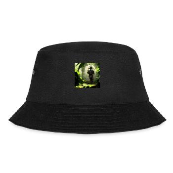 Schamene im Dschungel - Bucket Hat - Schwarz - Vorne - Lela (165cm)