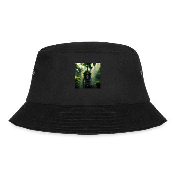 Schamene im Dschungel - Bucket Hat - Schwarz - Vorne - Lela (165cm)