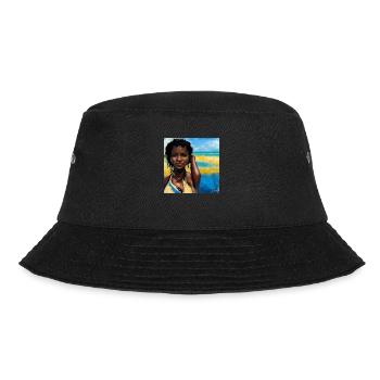 Schöne Haitianische Frauen Im Bikinimalerei - Bucket Hat - Schwarz - Vorne - Lela (165cm)