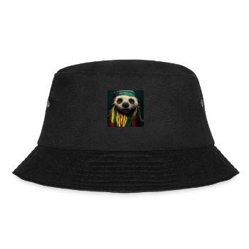 Rasta Faultier - Bucket Hat - Schwarz - Vorne - Lela (165cm)