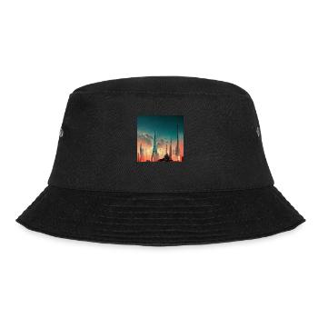 City of the Future - Bucket Hat - black - Front - Lela (165cm)