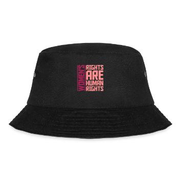 womens rights feminist quote - Bucket Hat - black - Front - Lela (165cm)