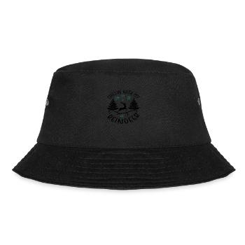 Chillin With My Reindeer - Bucket Hat - Schwarz - Vorne - Lela (165cm)