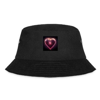 Herz Love Abstract Collection 33 - Bucket Hat - Schwarz - Vorne - Lela (165cm)