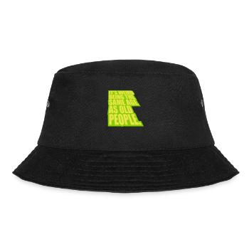 being old people age - Bucket Hat - black - Front - Lela (165cm)