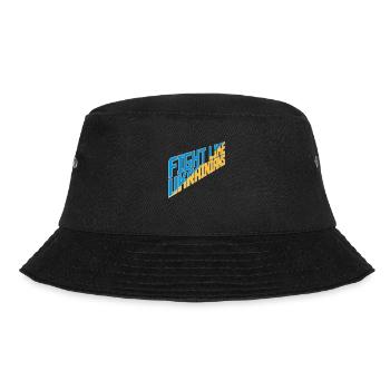 fight like ukrainians quote - Bucket Hat - black - Front - Lela (165cm)