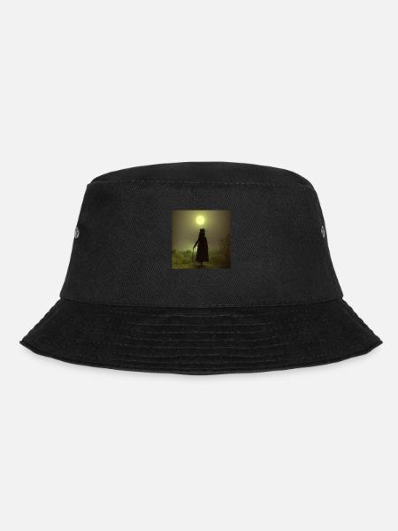 Female Edition - Der Wanderer über dem Nebelmeer - Bucket Hat - Schwarz