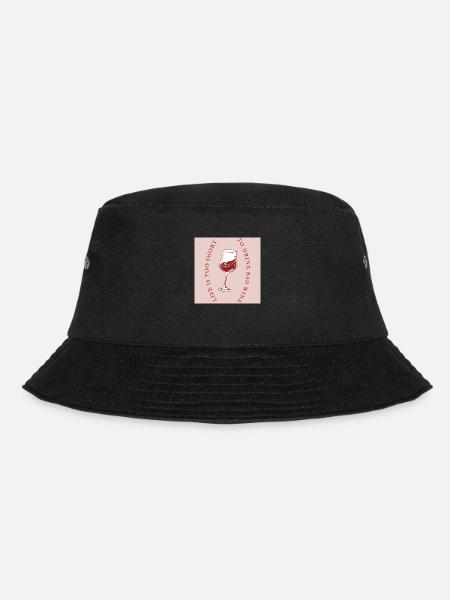 Time for some wine - Bucket Hat - Schwarz