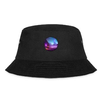 Mushroom Village - Bucket Hat - black - Front - Lela (165cm)