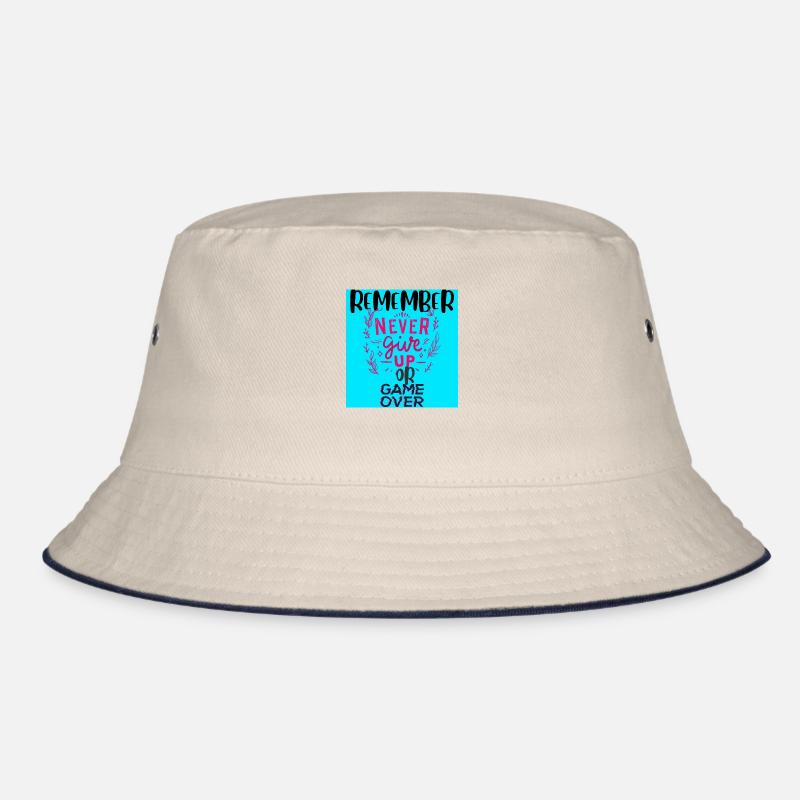 Motivator, cool inscription .interesting text Bucket Hat