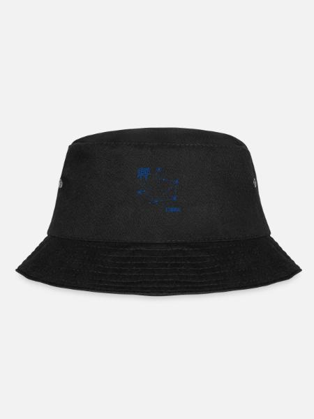 Libra Zodiac Sign Libra Constellation & Japan Letter - Bucket Hat - black