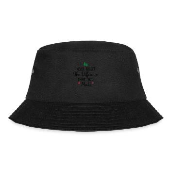Never Forget the Difference that you Make - Bucket Hat - black - Front - Lela (165cm)