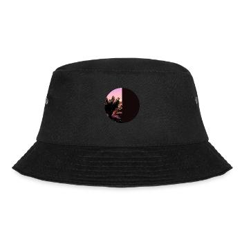 T-shirt holiday beach palm trees holiday summer sun - Bucket Hat - black - Front - Lela (165cm)