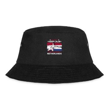 stay calm and support the Netherlands - Bucket Hat - black - Front - Lela (165cm)