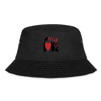 my Love - Bucket Hat - Schwarz - Vorne - Lela (165cm)