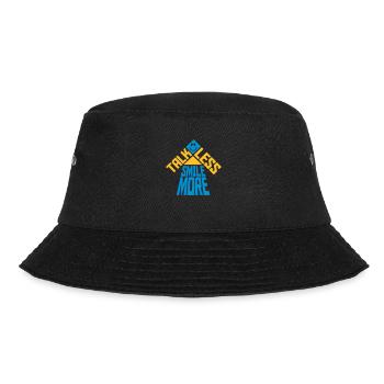 talk less smile more - Bucket Hat - black - Front - Lela (165cm)
