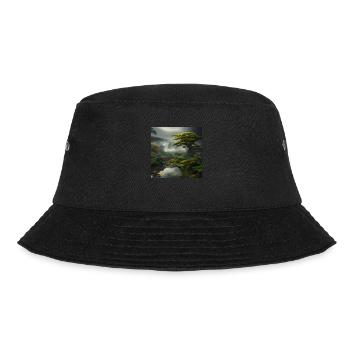 Wild Japanese nature - Bucket Hat - black - Front - Lela (165cm)