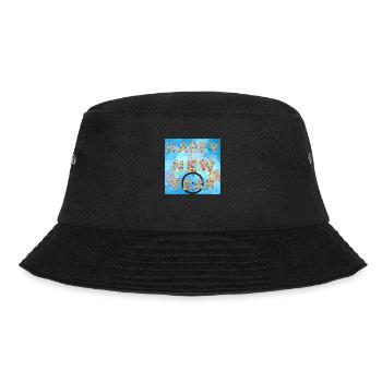 Frohes neues Jahr! - Bucket Hat - Schwarz - Vorne - Lela (165cm)
