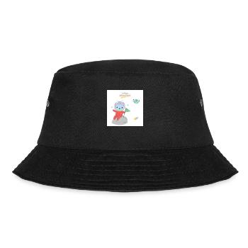 Space - Bucket Hat - Schwarz - Vorne - Lela (165cm)