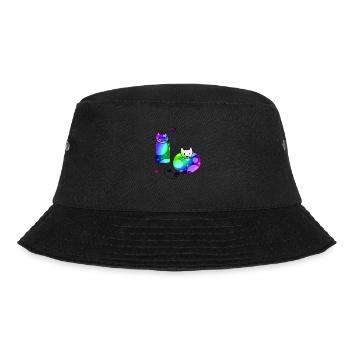 Cats - Bucket Hat - black - Front - Lela (165cm)